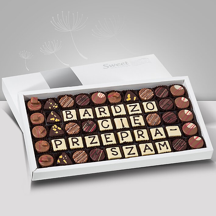 Czekoladki na przeprosiny - Sweet Message