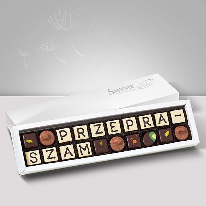 Czekoladki na przeprosiny - Sweet Message