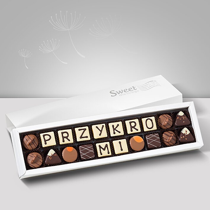 Czekoladki na przeprosiny - Sweet Message