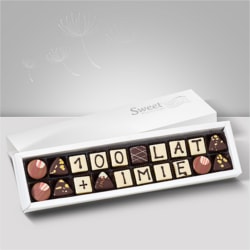 Czekoladki na prezent urodzinowy