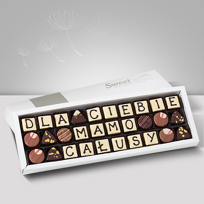 Czekoladowe życzenia dla Mamy - Sweet Message
