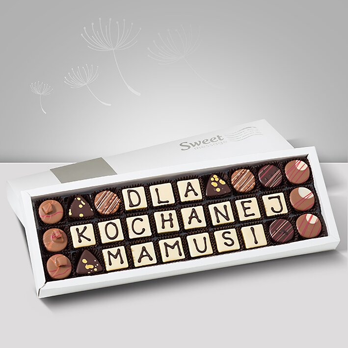 Czekoladowe życzenia dla Mamy - Sweet Message