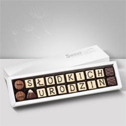 Czekoladki na prezent urodzinowy