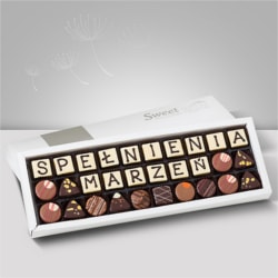 Czekoladki na prezent urodzinowy