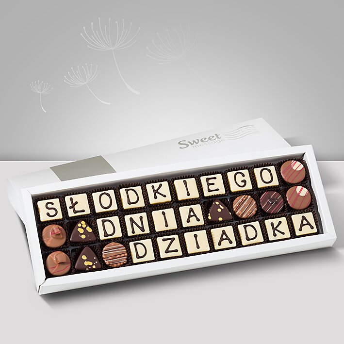 Czekoladki z dedykacją dla Dziadka - Sweet Message