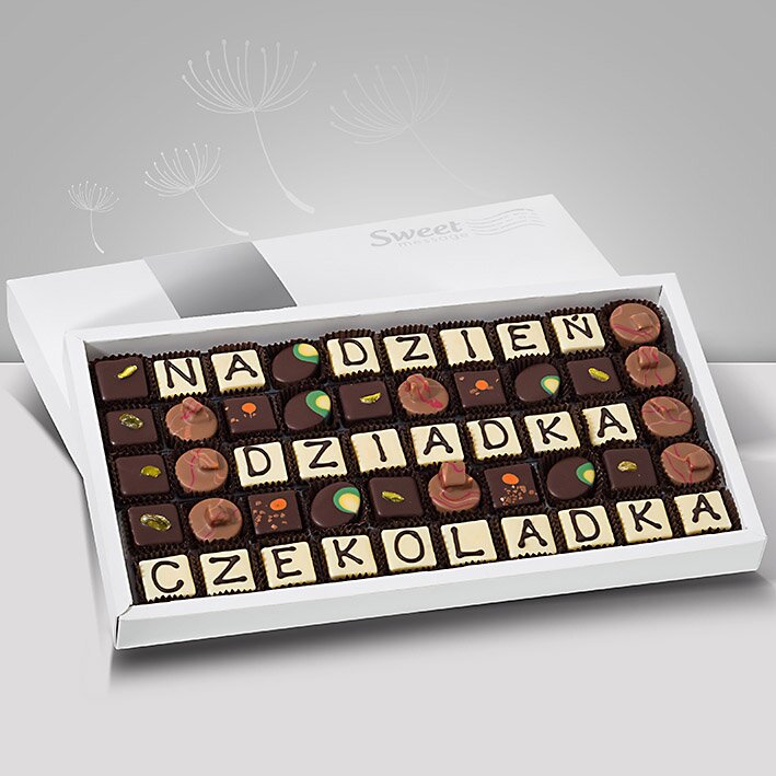 Czekoladki z dedykacją dla Dziadka - Sweet Message
