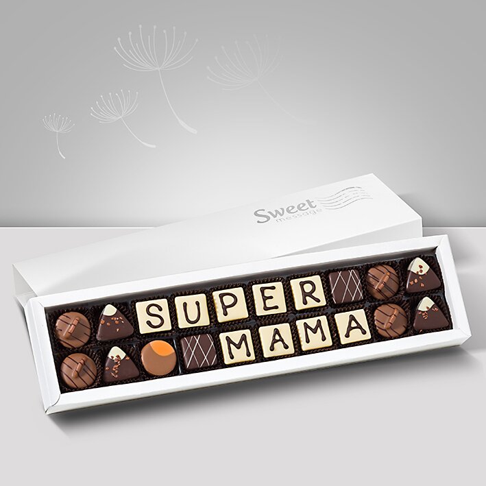 Czekoladowe życzenia dla Mamy - Sweet Message