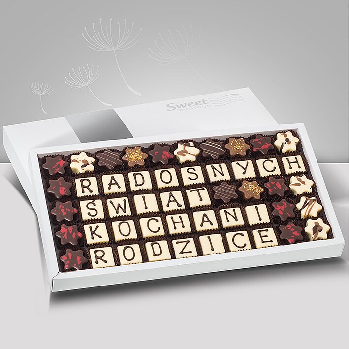 Praliny personalizowane - Sweet Message