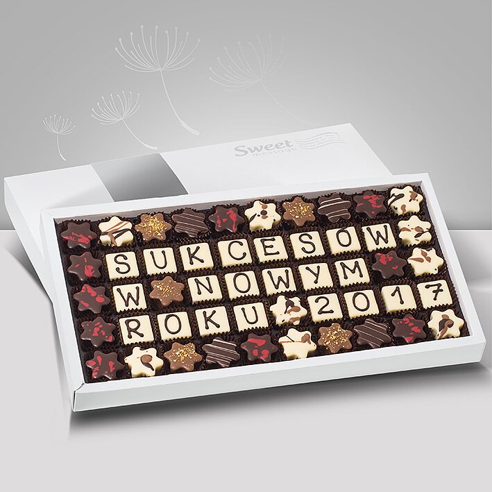 Praliny personalizowane - Sweet Message