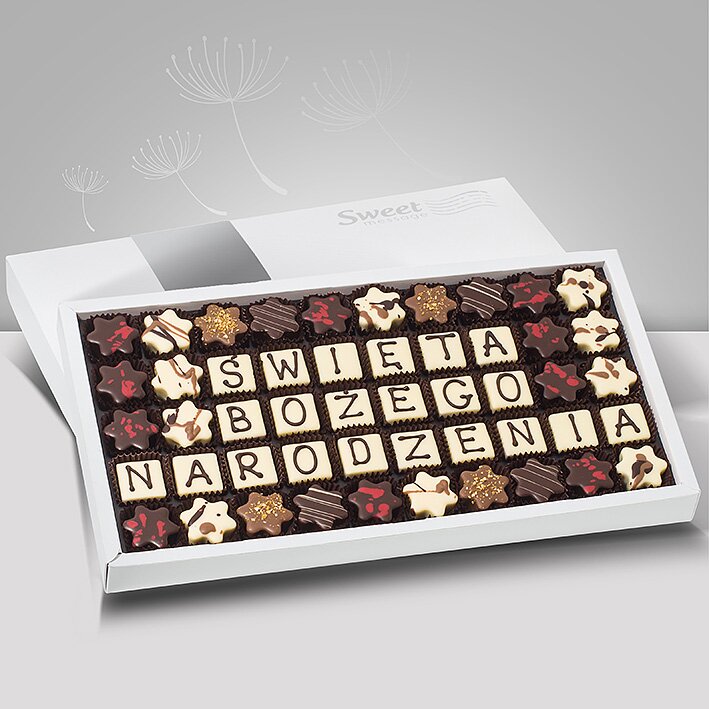 Praliny personalizowane - Sweet Message