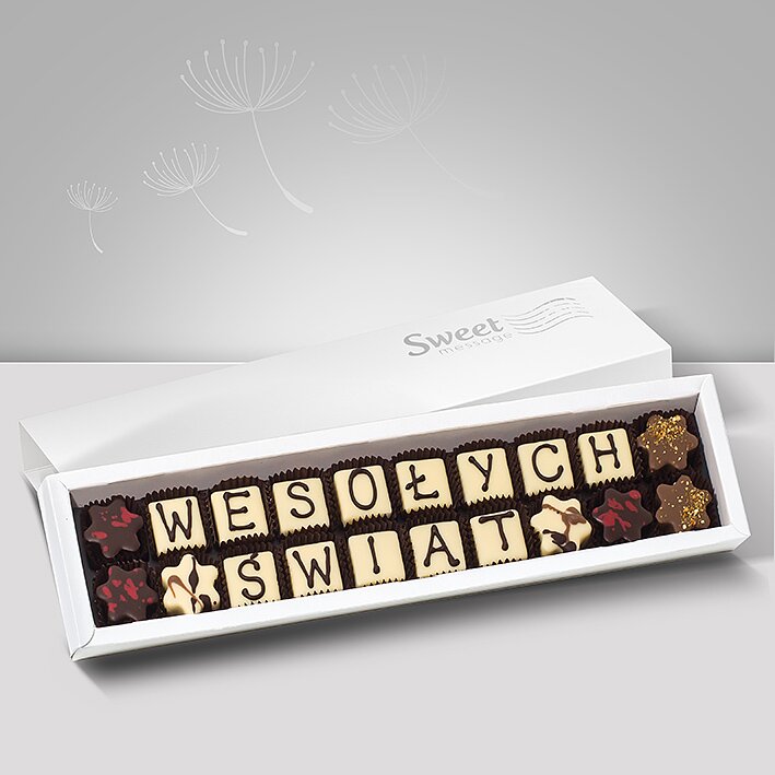 Praliny personalizowane - Sweet Message