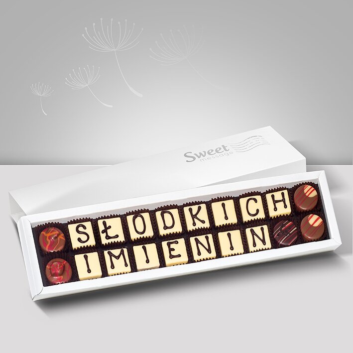 Czekoladki na imieniny - Sweet Message