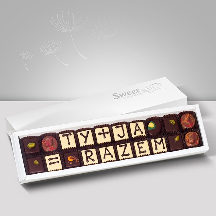 Czekoladowa wiadomość na oświadczyny - Sweet Message
