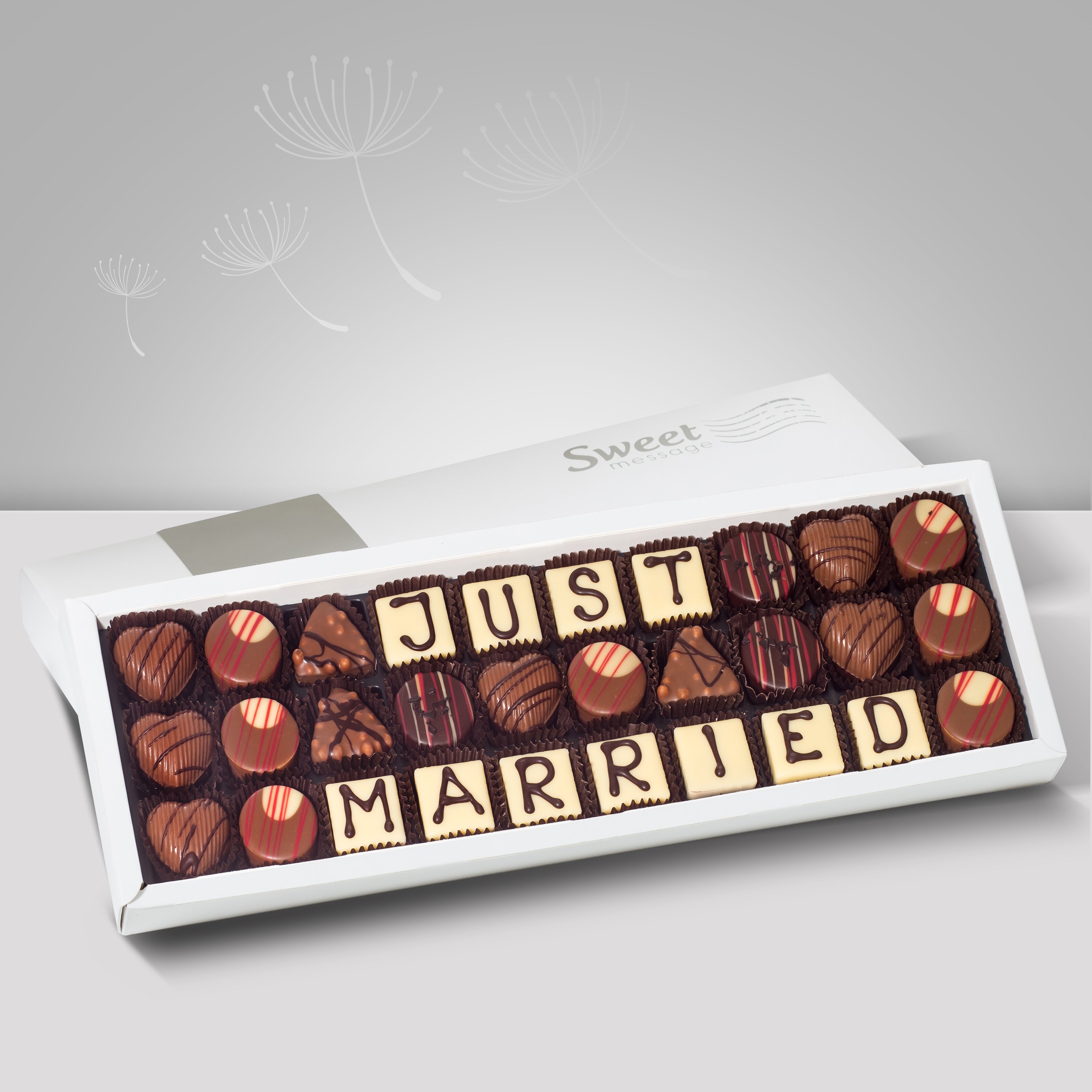 Telegramy ślubne z czekolady - Sweet Message