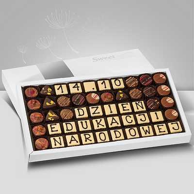 Czekoladowy prezent na Dzień Nauczyciela - Sweet Message