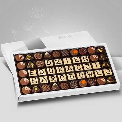 Czekoladowy prezent na Dzień Nauczyciela - Sweet Message