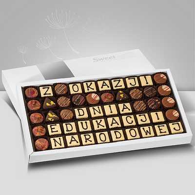 Czekoladowy prezent na Dzień Nauczyciela - Sweet Message