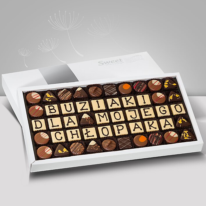Czekoladowe prezenty na Dzień Chłopaka - Sweet Message