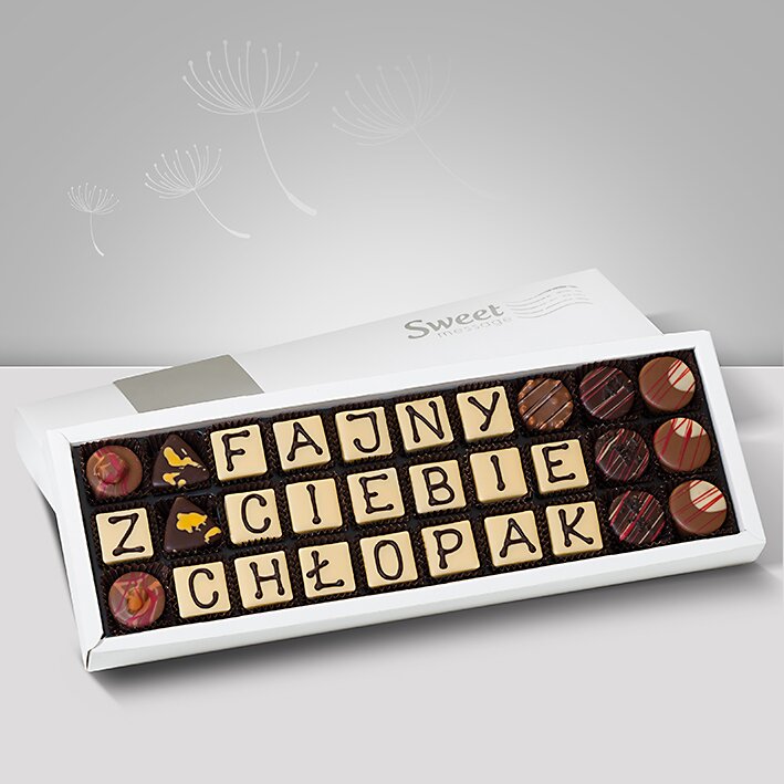Czekoladowe prezenty na Dzień Chłopaka - Sweet Message