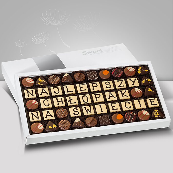 Czekoladowe prezenty na Dzień Chłopaka - Sweet Message