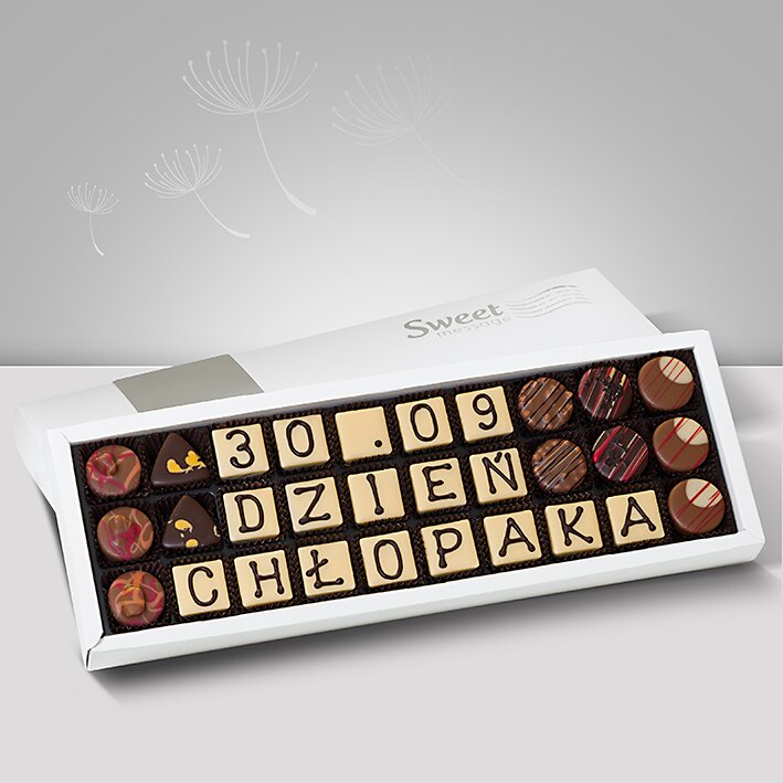 Czekoladowe prezenty na Dzień Chłopaka - Sweet Message